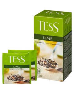 Чай зеленый ТЕSS Лайм 1 5г 25пак 2шт Tess