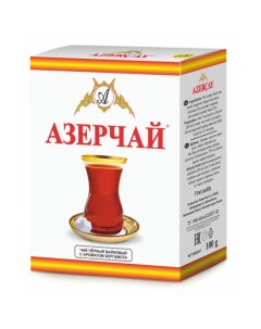 Чай черный с ароматом бергамота среднелестовой 100г 250190 2шт Азерчай
