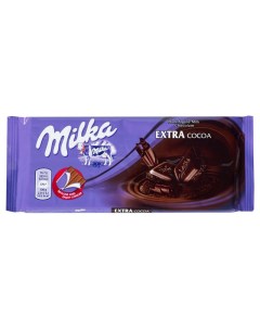 Молочный шоколад Extra Cacao Dark Chocolate 100г 23 шт Milka