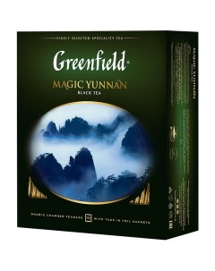 Чай Magic Yunnan черный 100 фольг пакетиков по 2г Greenfield