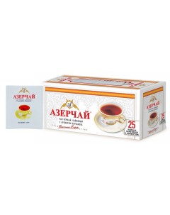 Чай чай черный с бергамотом в пакетиках сашетах 25 шт 139221 2шт Азерчай