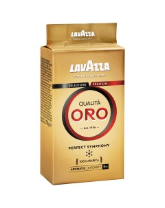 Кофе молотый Qualita Oro вакуумный пакет 250г Lavazza