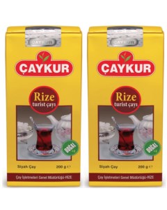 Чай турецкий черный Цайкур Риз Турист 2 шт по 200 г Dogus