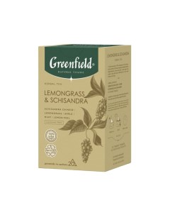 Чай Natural Tisane Lemongrass Schisandra трав 20пак 1753 08 Greenfield