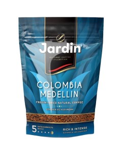Кофе растворимый Colombia Medellin сублимированный мягкая упаковка 150г Jardin