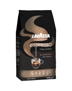 Кофе в зернах Caffe Espresso вакуумный пакет 1кг Lavazza