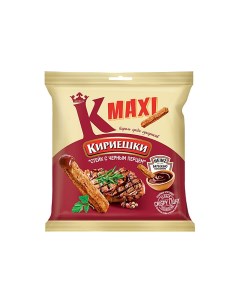 Maxi сухарики со вкусом стейка с черным перцем и соусом барбекю 75 г Кириешки
