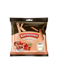 Сухарики со вкусом шашлыка и кетчупом Heinz 85 г Кириешки