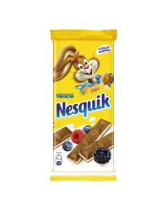 Шоколад молочный с ягодами и злаками 90 г Nesquik