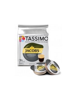 Кофе Jacobs Espresso Classico в капсулах 7 4 г х 16 шт Tassimo