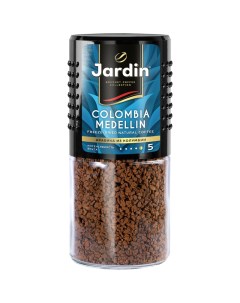 Кофе растворимый Colombia Medellin сублимированный стеклянная банка 95г Jardin