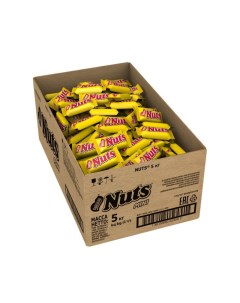 Шоколадный батончик Nuts Mini 5кг уп Nestle