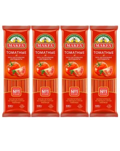 Макаронные изделия Вермишель длинная томатная 500 г 4 шт Макфа
