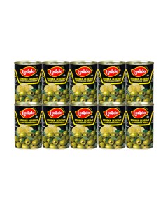 Оливки зеленые фаршированные лимоном 10 шт по 314 мл Lorado