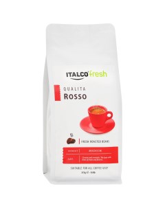 Кофе Qualita Rosso в зернах 375 г Italco