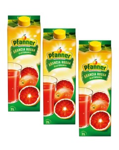 Напиток сокосодержащий Красный апельсин обогащенный витаминами С А 3шт по 2л Pfanner