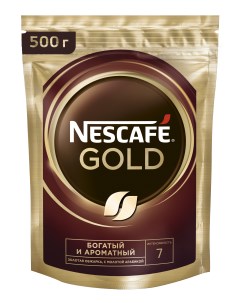Кофе растворимый gold растворимый пакет 500 г Nescafe
