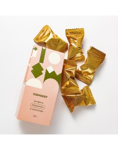 Конфеты Марципан в шоколаде 70 г Самокат