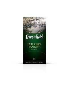 Чай чёрный Earl Grey Fantasy 25 пакетиков Greenfield
