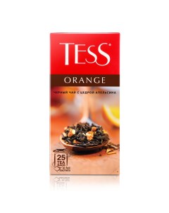 Чай чёрный Orange 25 пакетиков Tess