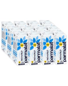 Молоко ультрапастеризованное 1 8 1 л 12 шт Parmalat