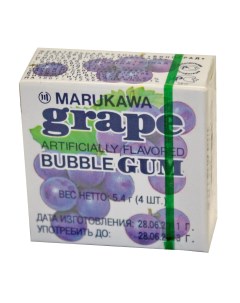 Жевательная резинка вкус виноград Marukawa