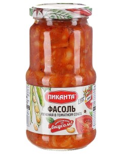 Фасоль печеная в томатном соусе 530 г Пиканта