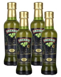 Масло оливковое Extra Virgin 4 шт по 0 25 л Urzante