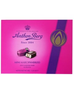 Конфеты шоколадные Mini Marzipan Bars 95 г Anthon berg