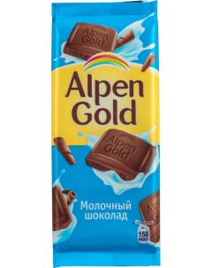 Шоколад молочный 85 г Alpen gold