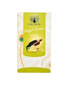 Чай зеленый имбирь лимон в пакетиках 2 г х 25 шт Zallman