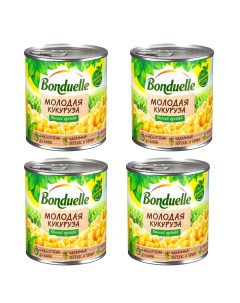 Кукуруза молодая 340г 4 шт Bonduelle