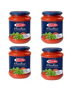 Соус томатный basilico с базиликом 400 г 4шт Barilla
