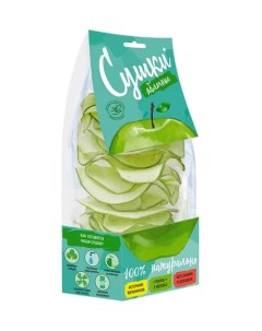 Чипсы фруктовые сушки из зеленого яблока 30 г Биопродукты