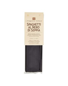 Макаронные изделия Spaghetti с чернилами каракатицы 500 г Il viaggiator goloso