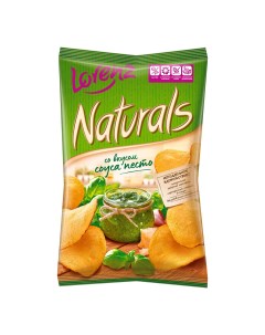 Чипсы картофельные со вкусом песто 100 г Naturals