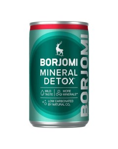 Вода минеральная детокс газированная лечебно столовая 0 15 л Borjomi