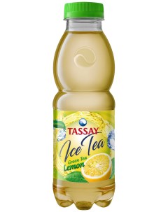 Холодный чай зеленый Ice Tea с лимоном 0 5 л Tassay
