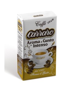 Кофе молотый Aroma e Gusto Intenso вакуум 250 г Carraro