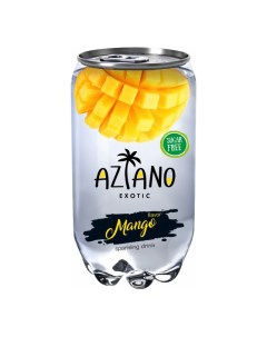 Газированный напиток манго 0 35 л Aziano