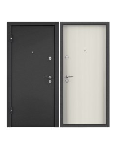Дверь входная Torex для квартиры металлическая Terminal B 860х2050 левый черный бежевый Torex стальные двери