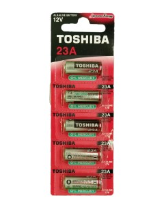 Батарейка 23A щелочная alkaline Special отрывной 5шт 23А 12V Toshiba