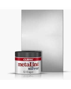 Акриловая краска Metaline Silver 0 15кг Clavel