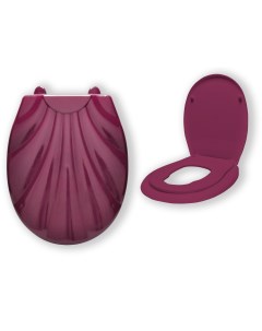 Сиденье для унитаза с детским вкладышем LUX Ракушка фиолетовый Atlanfa
