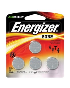 Батарейка CR2032 Lithium CR2032 3V 4 штуки E300830102 24997 Energizer