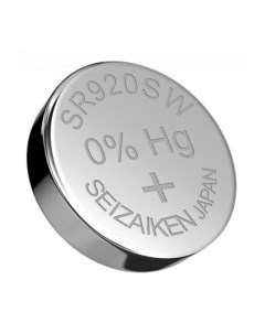 Батарейка для часов Seizaken 371 SR920SW Silver Oxide 1 55V в блистере 1 шт Seizaiken