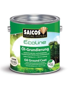 Ecoline Ol Grundierung Масло эбен 3490Eco для грунтовочного слоя 0 75л Saicos