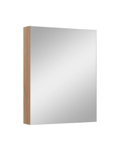 Зеркало шкаф для ванной Лада 50 графит лиственница Runo