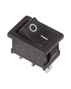 Выключатель клавишный Mini ON ON черный 36 2130 Rexant