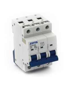 Автоматический выключатель Ev30 63N 3P 6kA 25A C Zota